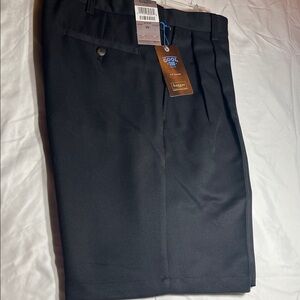 Haggar Men's Dark Gray Flat Front Shorts